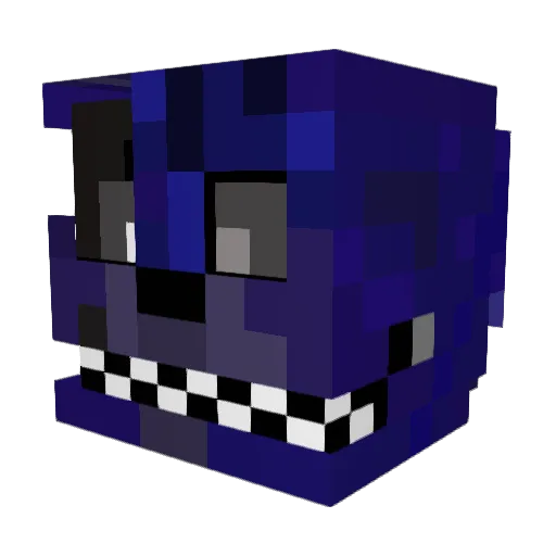 Slither13 Minecraft avatar head, 3D render