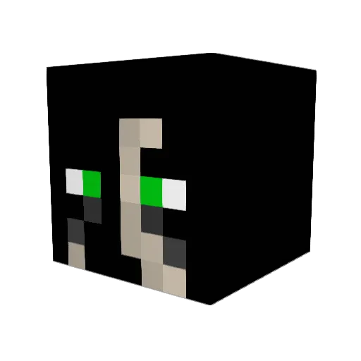 SlitmetalFK Minecraft avatar head, 3D render
