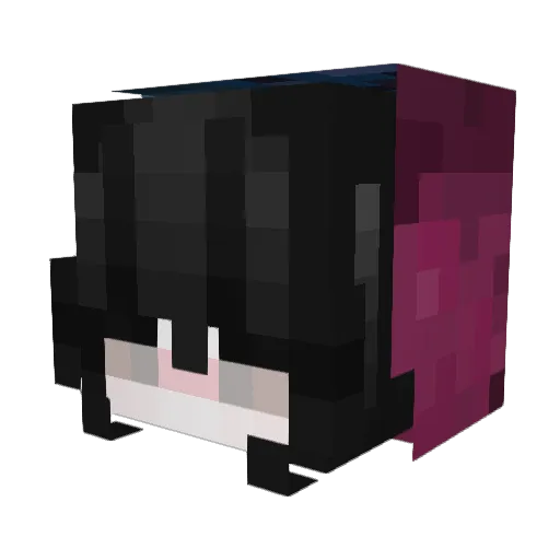 SlivaBleat Minecraft avatar head, 3D render
