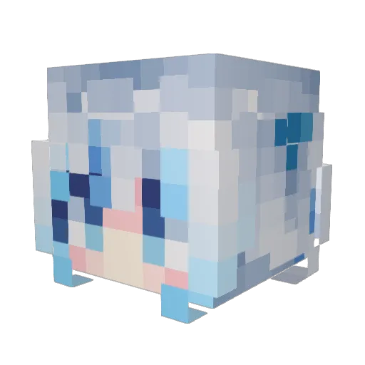 Sliver_of_Straw Minecraft avatar head, 3D render