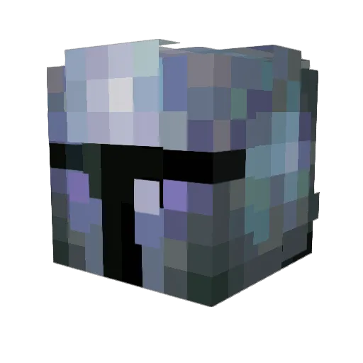 Slizer2CG Minecraft avatar head, 3D render