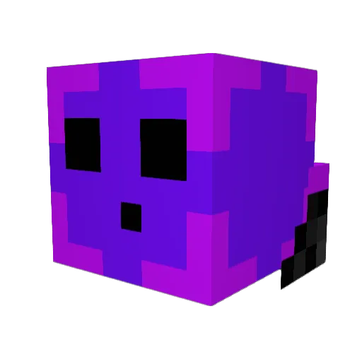 Slleme Minecraft avatar head, 3D render