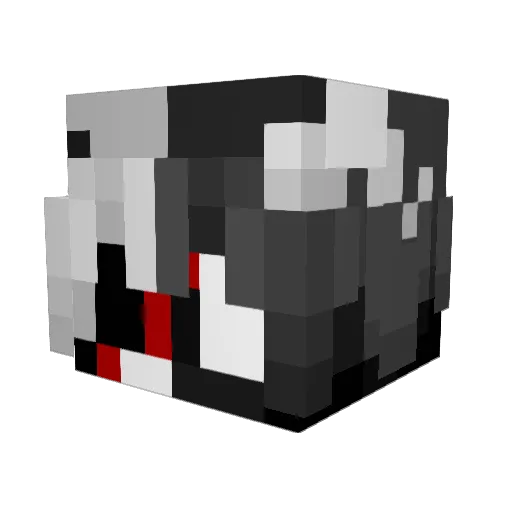Slmn1140 Minecraft avatar head, 3D render