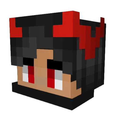 Slnxca Minecraft avatar head, 3D render