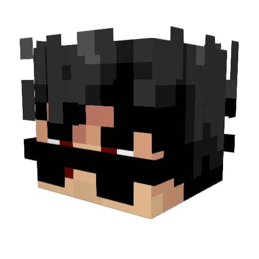 SloWseuR Minecraft avatar head, 3D render