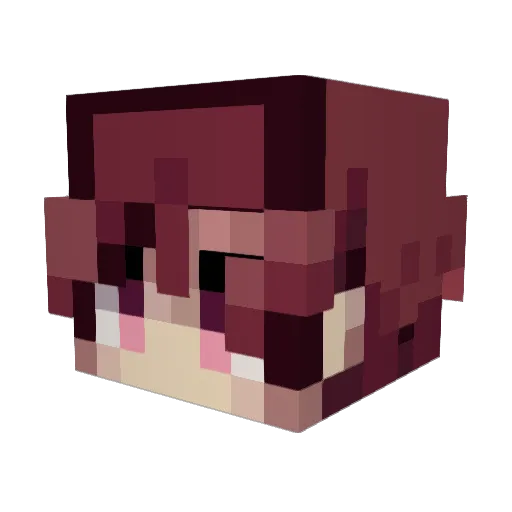 SlobberGoblin Minecraft avatar head, 3D render