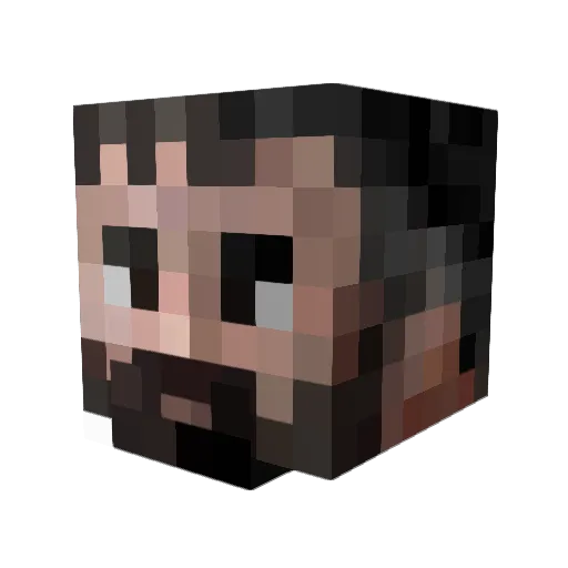 Slodadob Minecraft avatar head, 3D render