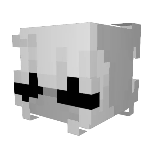 SlodkaKotka870 Minecraft avatar head, 3D render