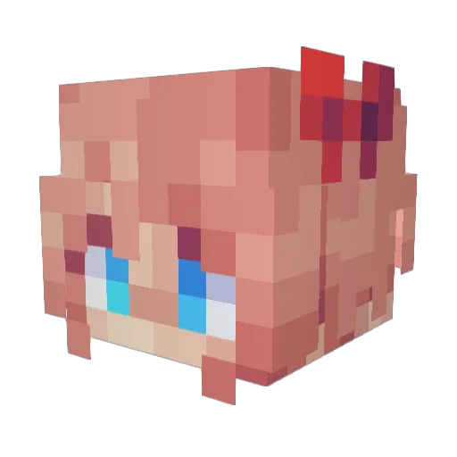 Slodziak69 Minecraft avatar head, 3D render