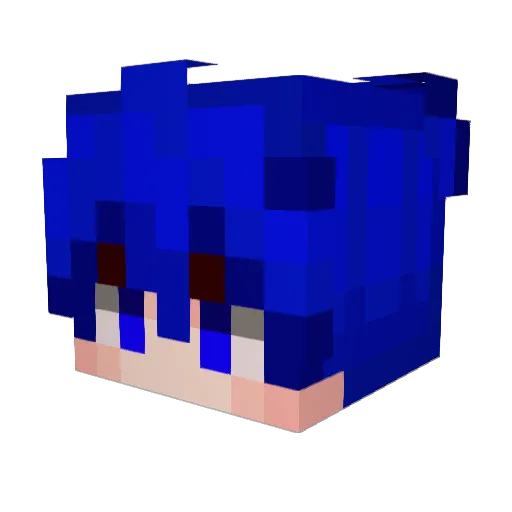 SlolQ Minecraft avatar head, 3D render