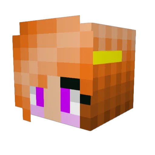 SlomanShield Minecraft avatar head, 3D render