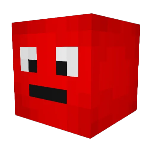 SlooYT Minecraft avatar head, 3D render