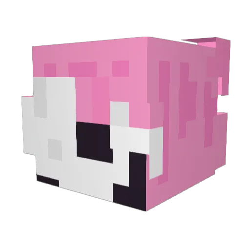 SlooshySlushie Minecraft avatar head, 3D render