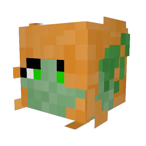 SlopperJoe Minecraft avatar head, 3D render
