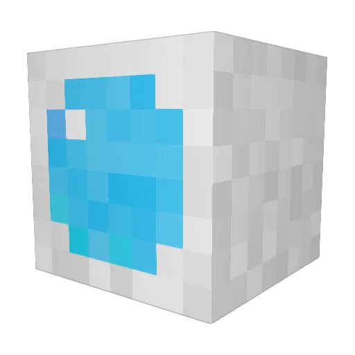 SloppierTop Minecraft avatar head, 3D render