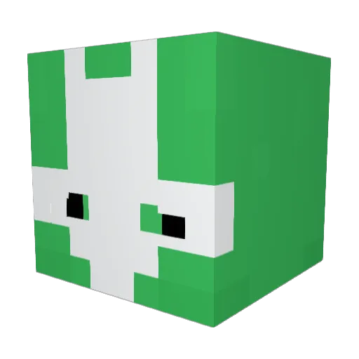Slopsicles Minecraft avatar head, 3D render