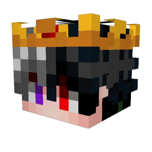 SlopyGaming Minecraft avatar head, 3D render
