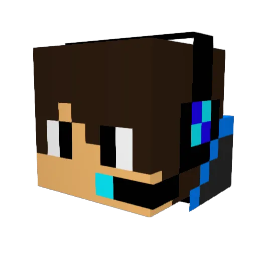 Slord1010 Minecraft avatar head, 3D render