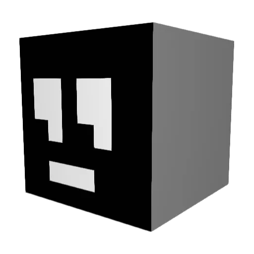 Slorffe Minecraft avatar head, 3D render