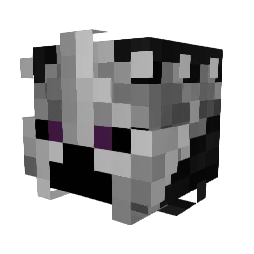 Slorsh Minecraft avatar head, 3D render