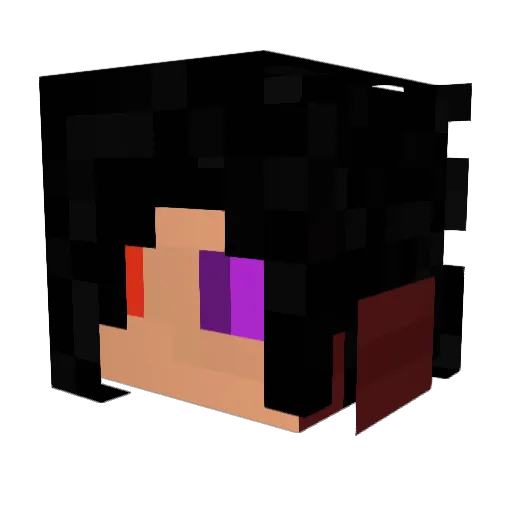 SloshedBurn Minecraft avatar head, 3D render