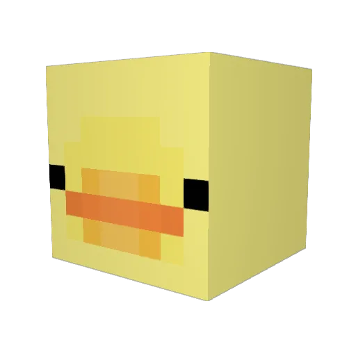 SlotbotTime Minecraft avatar head, 3D render