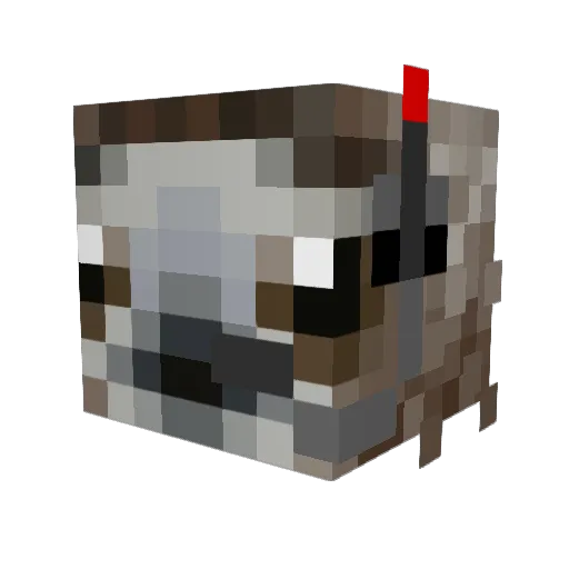 SlothBlox Minecraft avatar head, 3D render