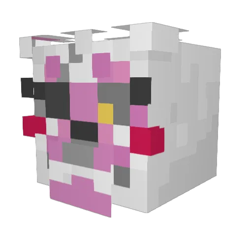 SlothMan123 Minecraft avatar head, 3D render