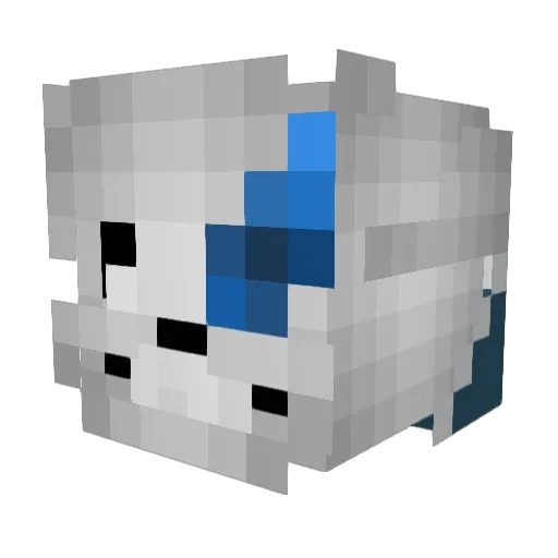 Sloth_Sunny Minecraft avatar head, 3D render