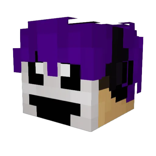 Sloth_YT14 Minecraft avatar head, 3D render