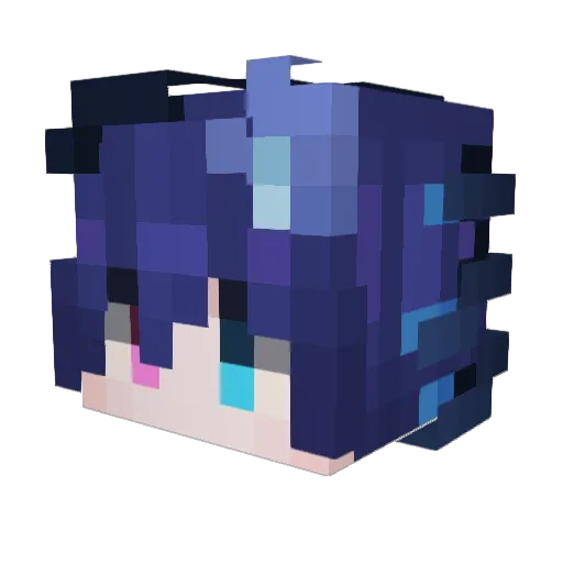 Sloth___1 Minecraft avatar head, 3D render