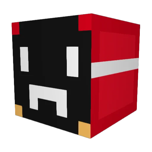 SlothieKing Minecraft avatar head, 3D render
