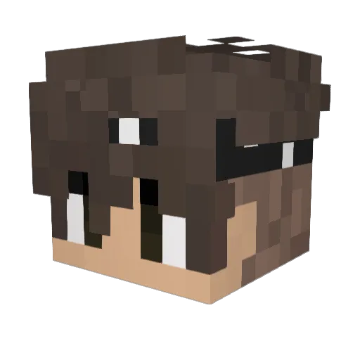Slothuus Minecraft avatar head, 3D render