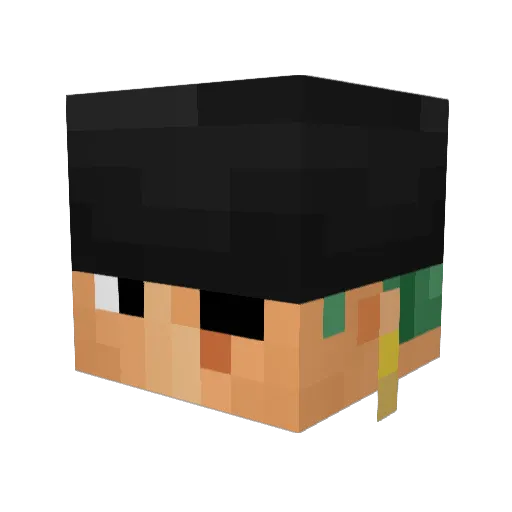 Slovenx7 Minecraft avatar head, 3D render