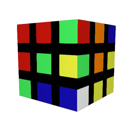 SlowCuber Minecraft avatar head, 3D render