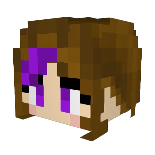 SlowPace_ Minecraft avatar head, 3D render