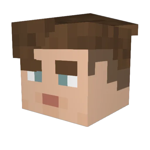 SlowPoke8967 Minecraft avatar head, 3D render