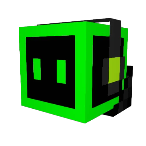 SlowRiot_ Minecraft avatar head, 3D render