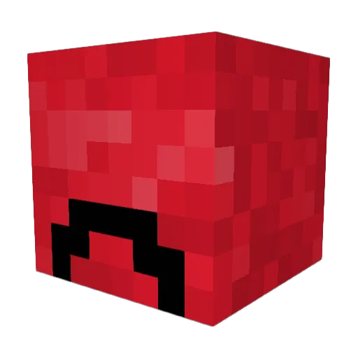 SlowSubi Minecraft avatar head, 3D render
