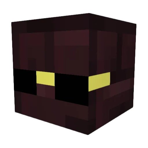 Slowkong Minecraft avatar head, 3D render