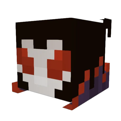 Slowtex Minecraft avatar head, 3D render
