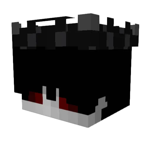 Slowzyyyyyy Minecraft avatar head, 3D render