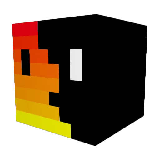 Slraino04 Minecraft avatar head, 3D render