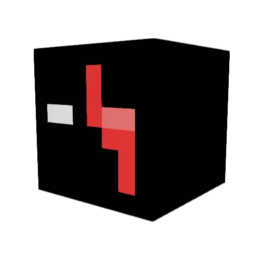 Slrrxx Minecraft avatar head, 3D render