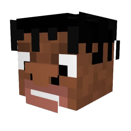 SludGoon Minecraft avatar head, 3D render