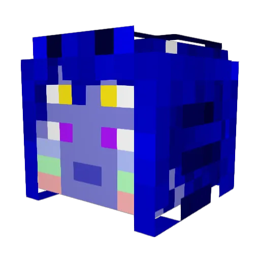 SludgeGrinder Minecraft avatar head, 3D render