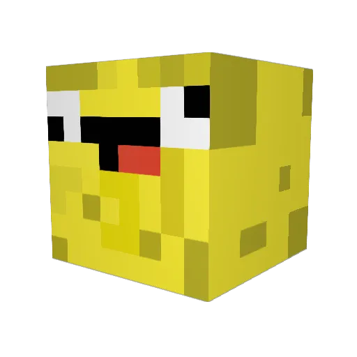 SludgeVohaul Minecraft avatar head, 3D render