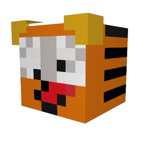 SludgyMoth Minecraft avatar head, 3D render