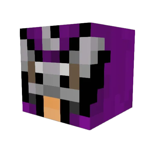 Slug942 Minecraft avatar head, 3D render