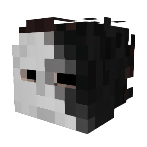 SlugTerraCraft Minecraft avatar head, 3D render